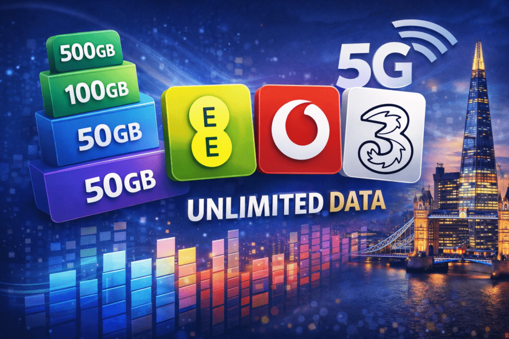 best sim-only deals for heavy data users uk