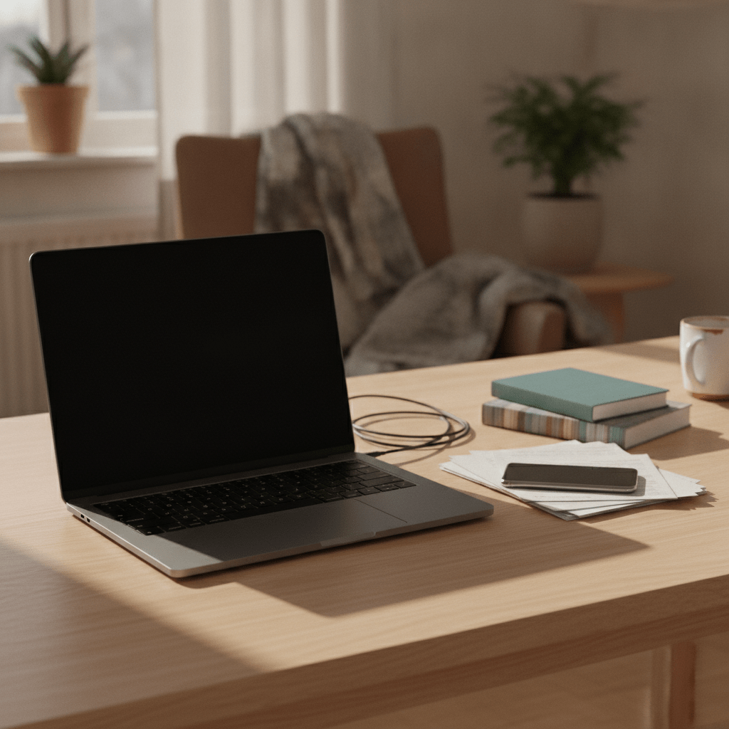 NordVPN and ExpressVPN apps open side by side on a laptop screen in a UK home office